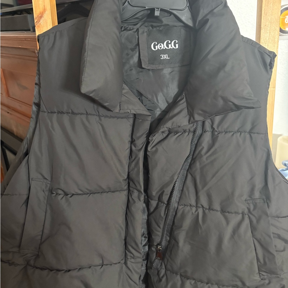 Co.GG Black Puffer Vest 3XL